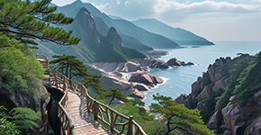 A4線《婺里望山》望仙谷、醉美篁嶺-鮮花小鎮、